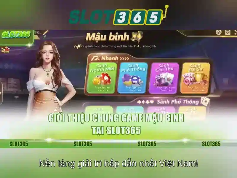 Các trò chơi nổi bật trên Slot365